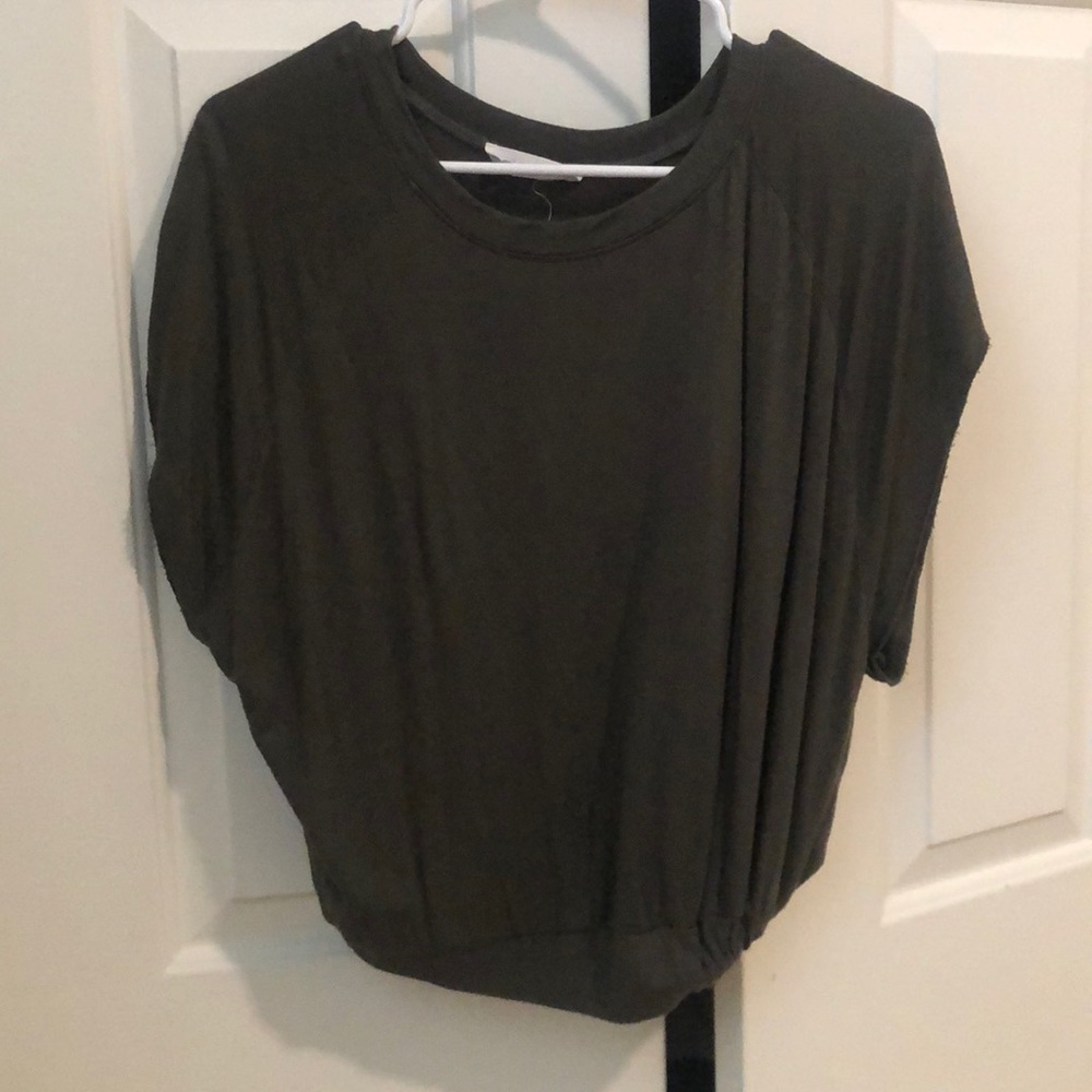 Olive Green Short Sleeve Shirt